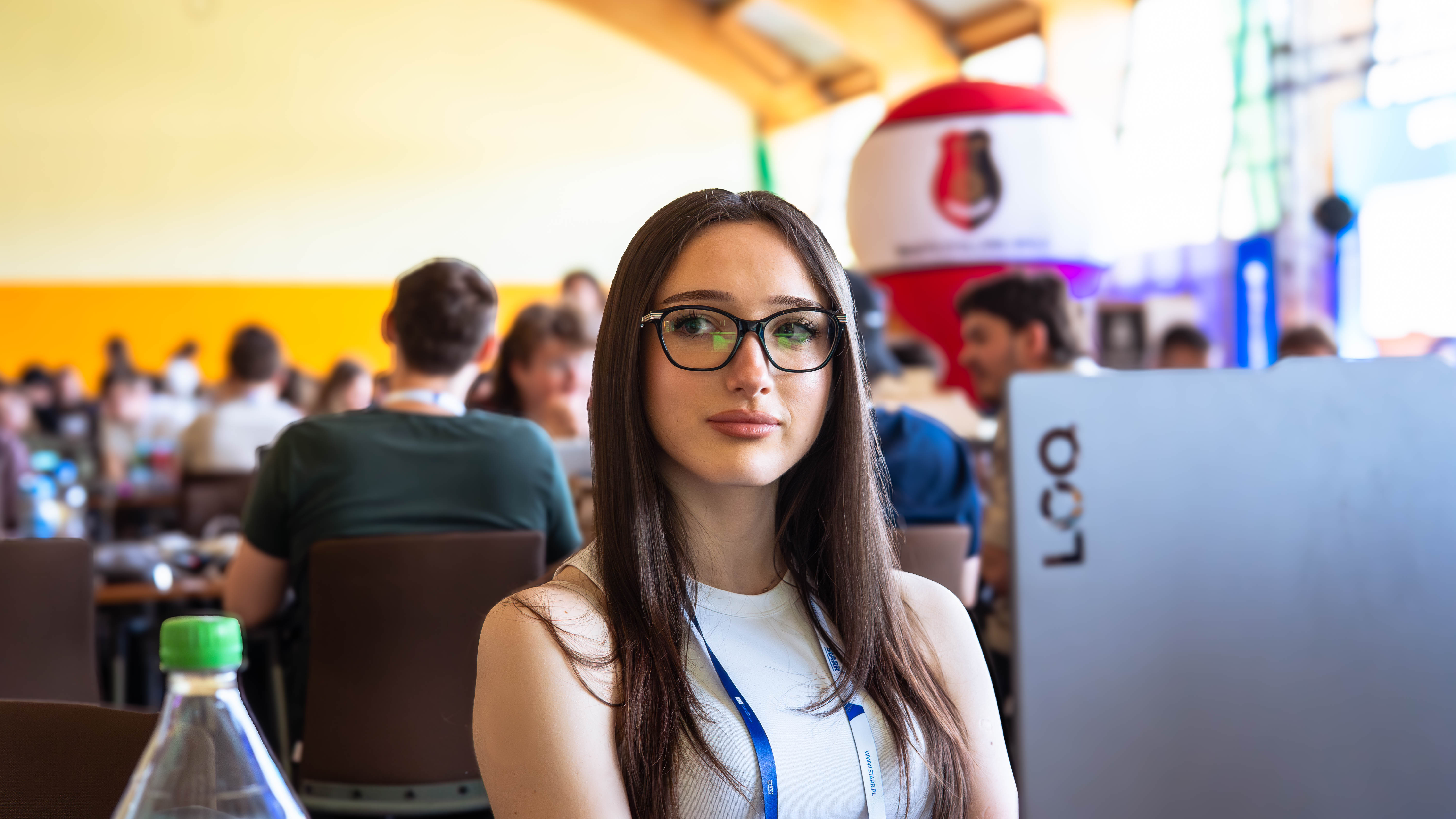 Marlena podczas hackathonu w Stalowej Woli
